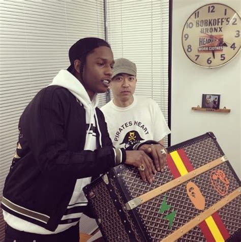 Nigo Gave A$AP Rocky a Custom Goyard Trunk for His Birthday